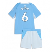 Manchester City Marc Guehi #6 Hemmatröja Barn 2026-27 Kortärmad (+ Korta byxor)